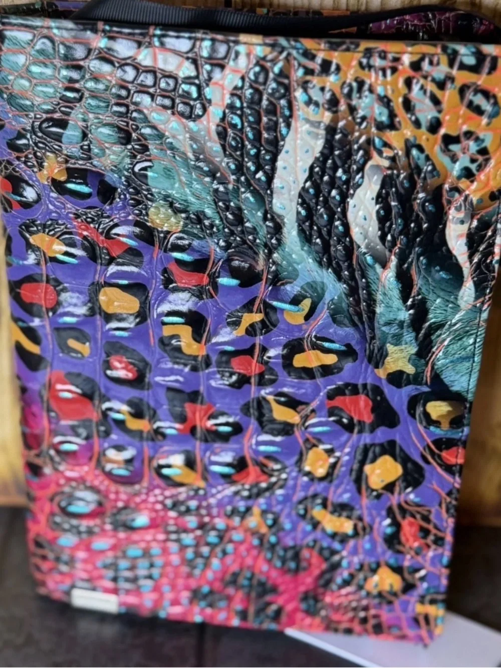 NWT Brahmin Journal Stampede ANIMAL PRINT HTF